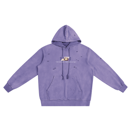 Vogue Killua - Heavyweight Pure Cotton Hand-Frayed Hoodie - Shinraii