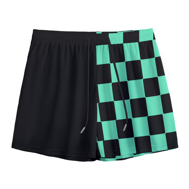 Kamado Checkered Mesh Shorts - Shinraii