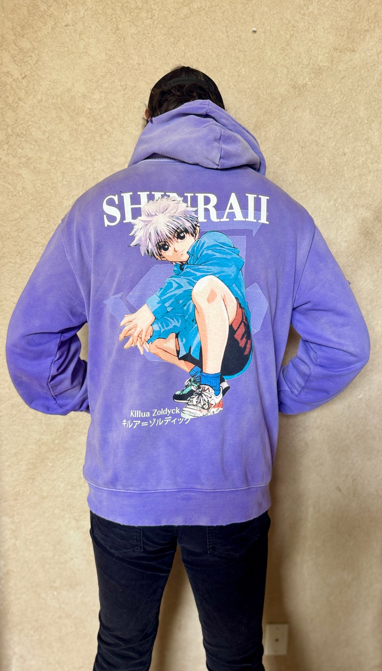 Vogue Killua - Heavyweight Pure Cotton Hand-Frayed Hoodie - Shinraii