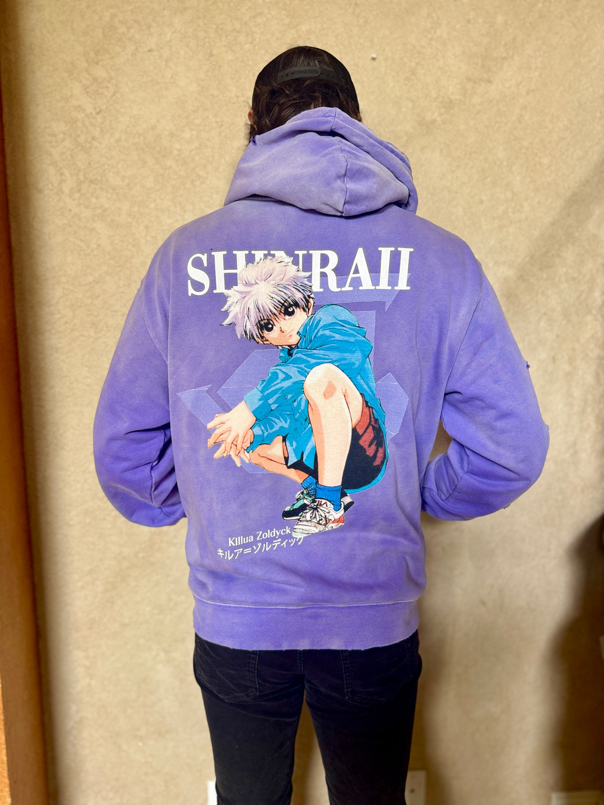 Vogue Killua - Heavyweight Pure Cotton Hand-Frayed Hoodie - Shinraii