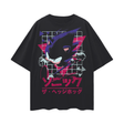 Retro Sonic Oversized T-shirt - Shinraii