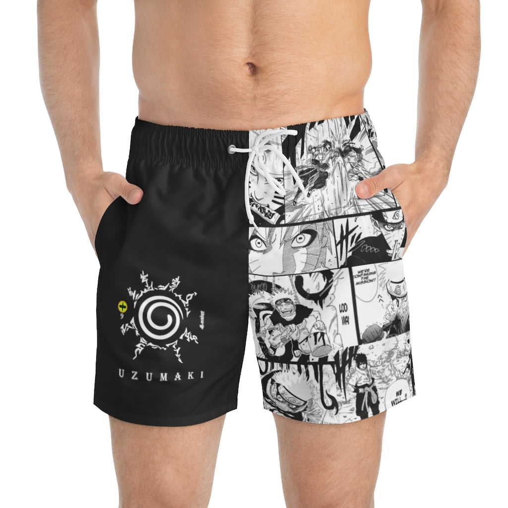 Naruto Manga Panel Board Shorts - Shinrai