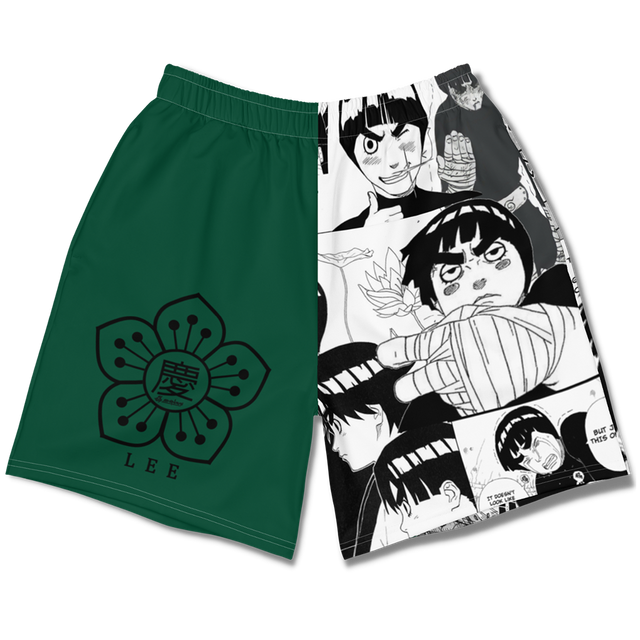 Rock Lee Manga Boardshorts - Shinrai