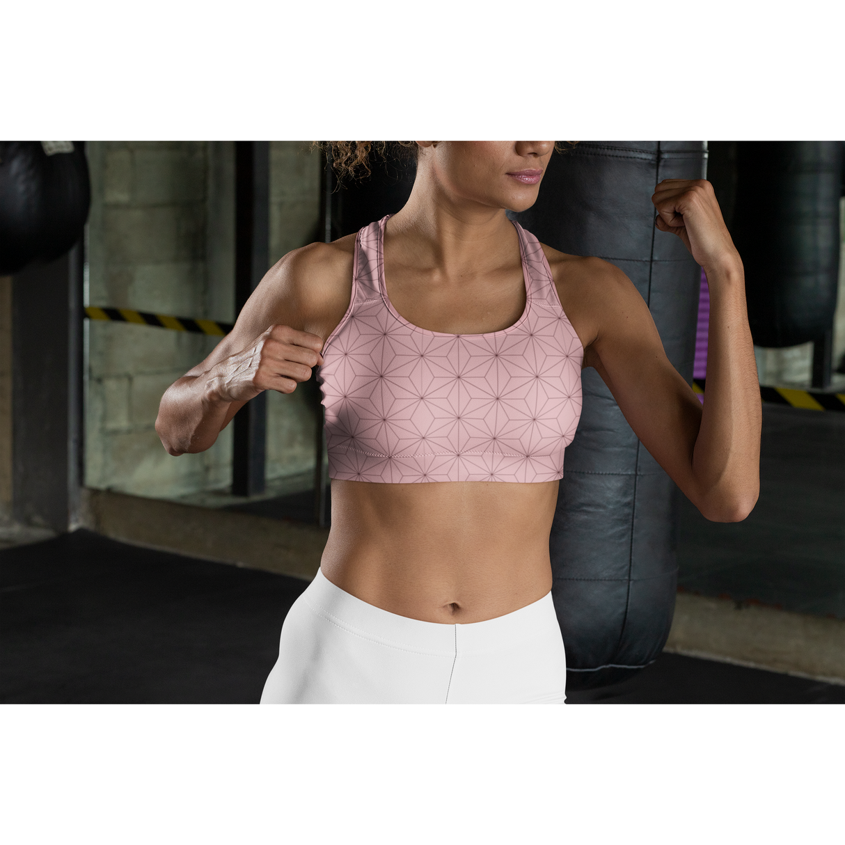 Pink Kamado Sports Bra - Shinrai