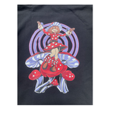 Mushroom Girl Embroidery Heavyweight Hoodie - Shinrai