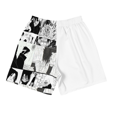 Sasuke Uchiha Manga Panel Board Shorts - Shinrai